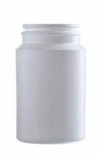 110 ml PP plastic pill container, hinged lid