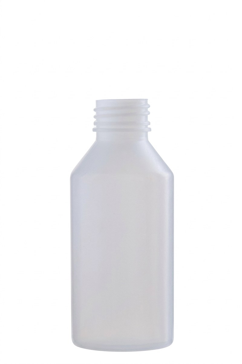 120 ml polyethylene (PE) bottle, Ø 28 mm